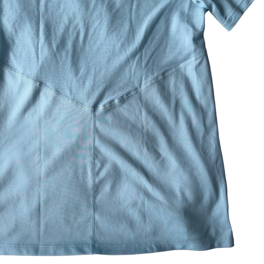 NIKE WOMENS RUNNING DRI-FIT  SHORT SLEEVE TEE CLASSIC SIZE S BABY BLUE - Picture 10 of 15